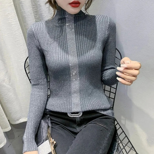 Franzon Damenpullover mit Rollkragen