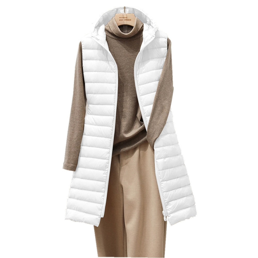 ModeGeist | Bequeme Lange Damen Weste