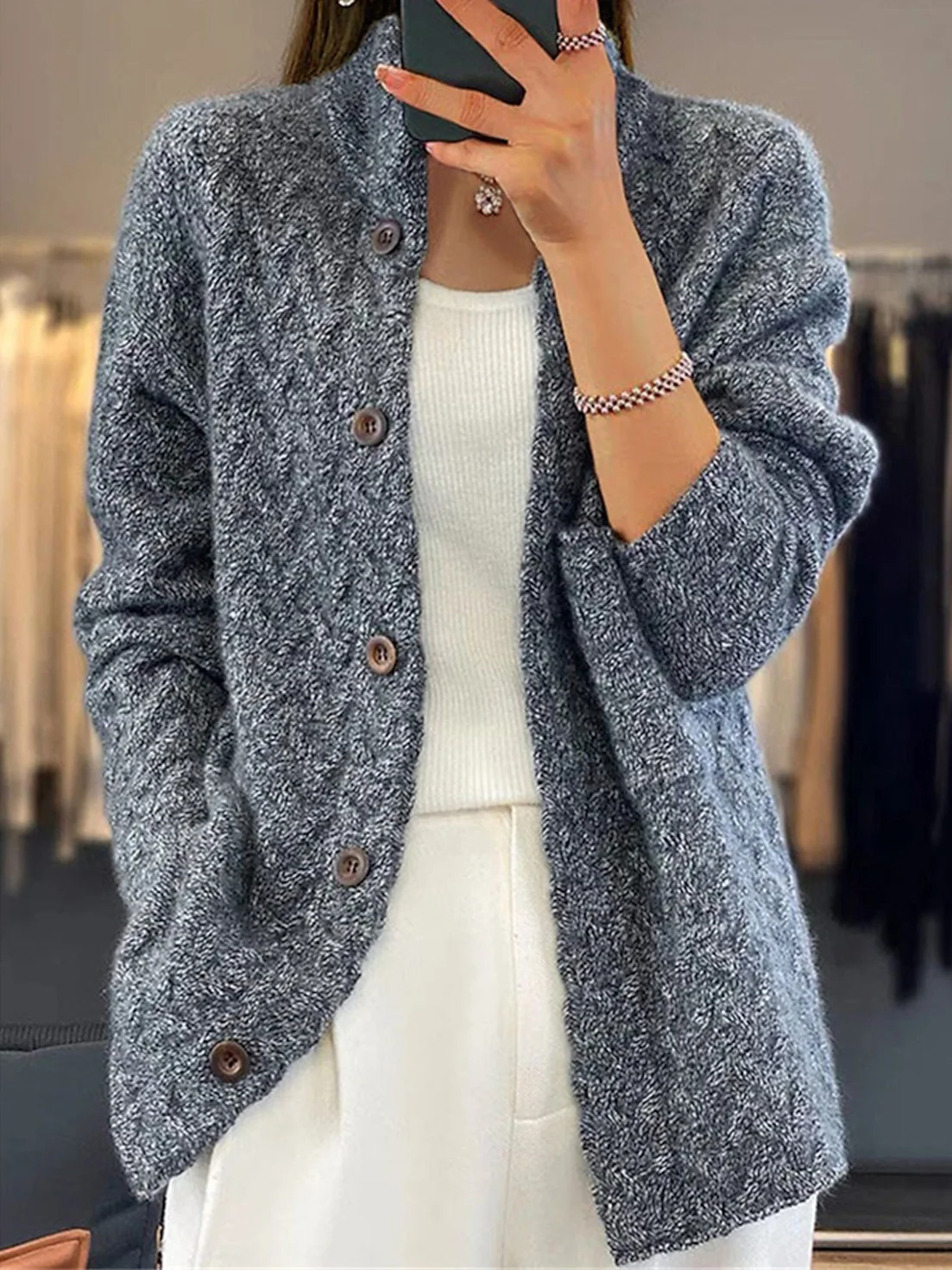 ModeGeist | Damen Cardigan Elegant und Lässig Komfort und Eleganz Im Alltag