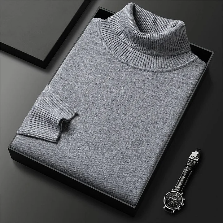 Eman Rollkragenpullover, Slim Fit