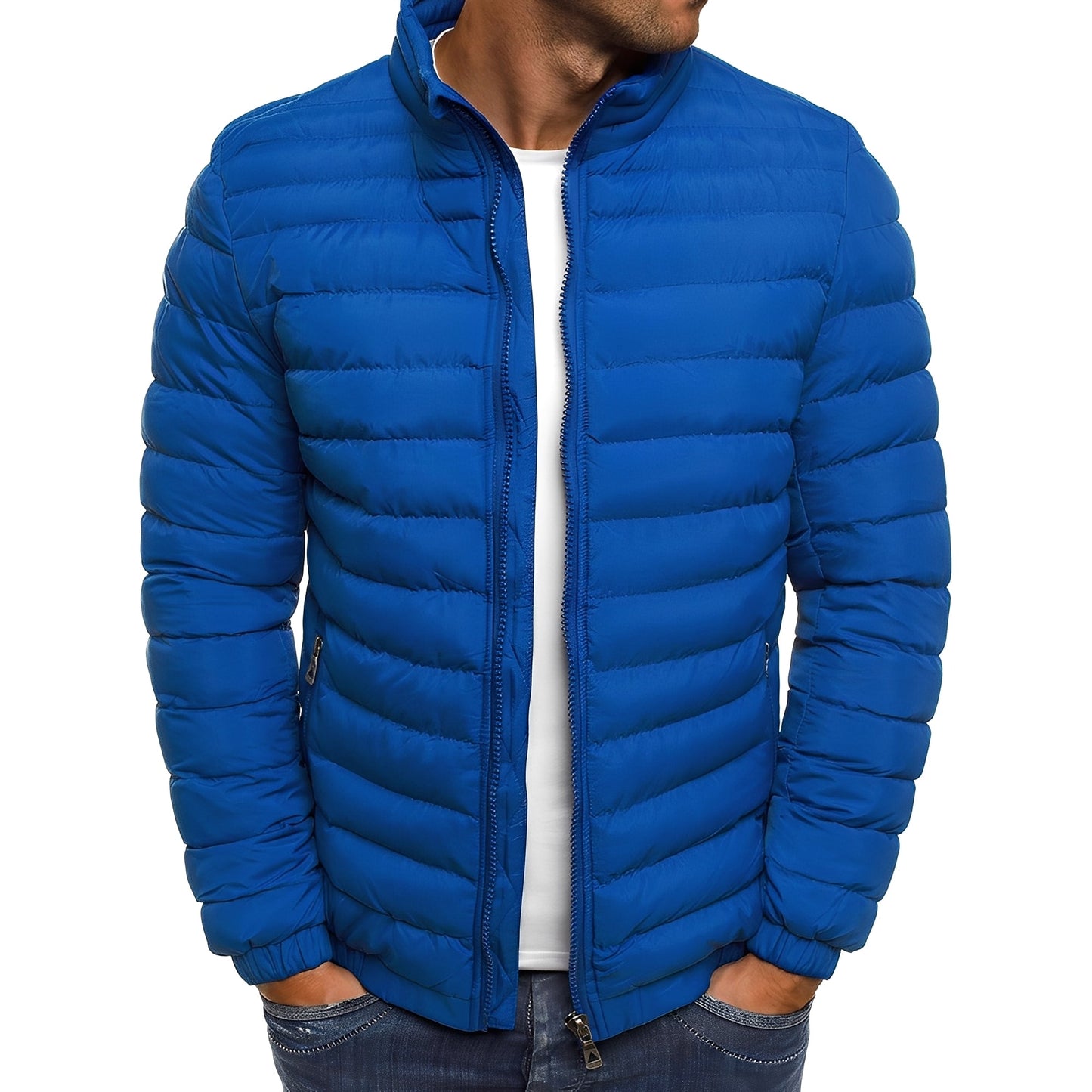ModeGeist | Lässige, warme Daunenjacke für Männer