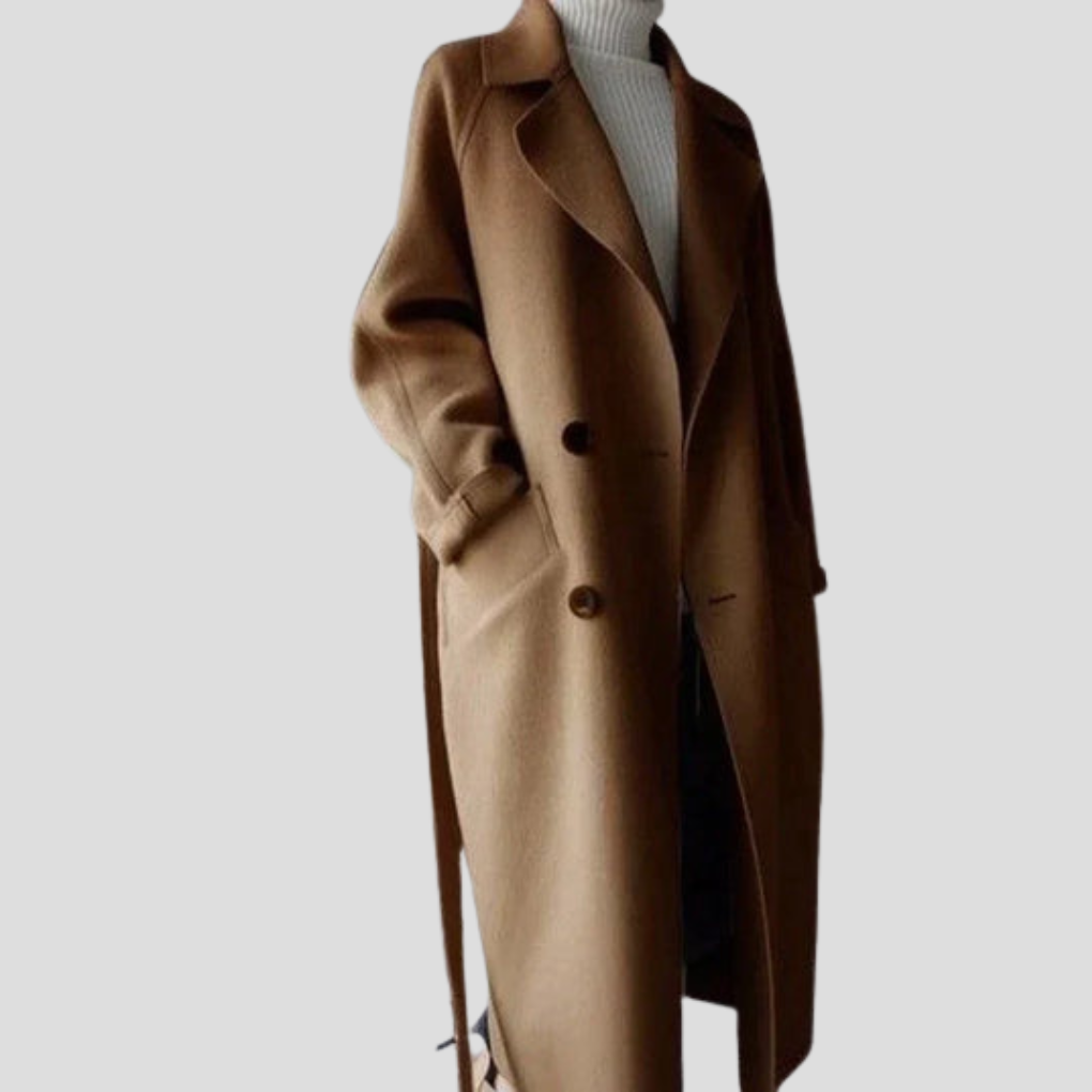 ModeGeist | Langer Wollmantel – Elegante Schicht für kalte Tage
