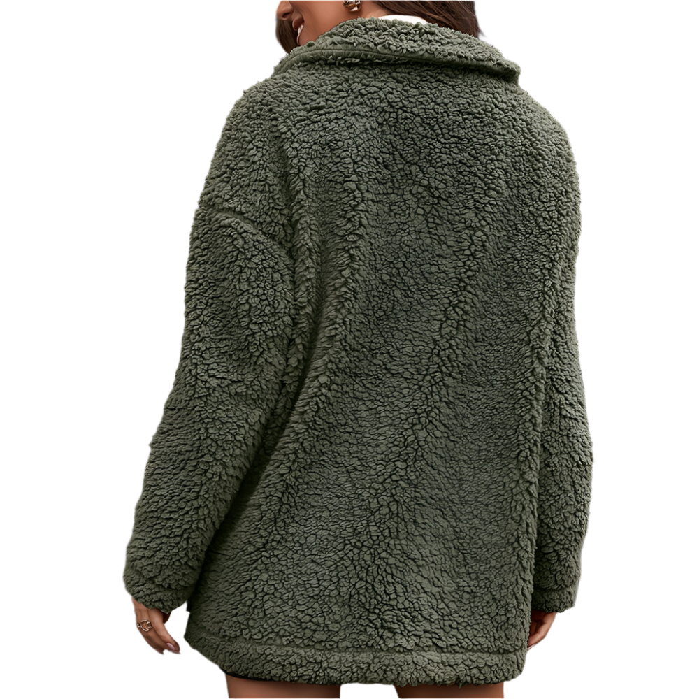 ModeGeist | Weich gefütterte Damen Fleecejacke mit Reißverschluss