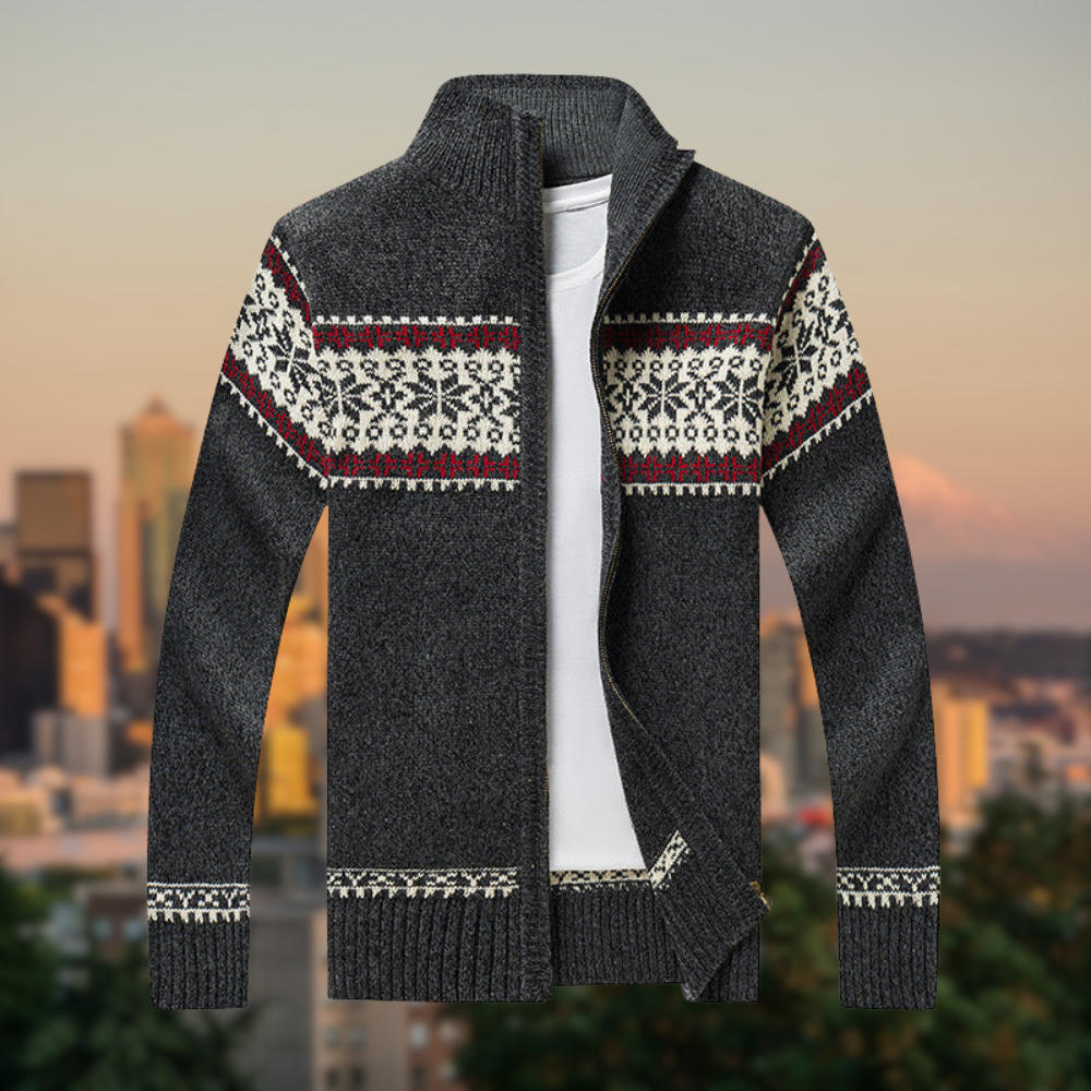 ModeGeist | Sweatshirt mit Stehkragen