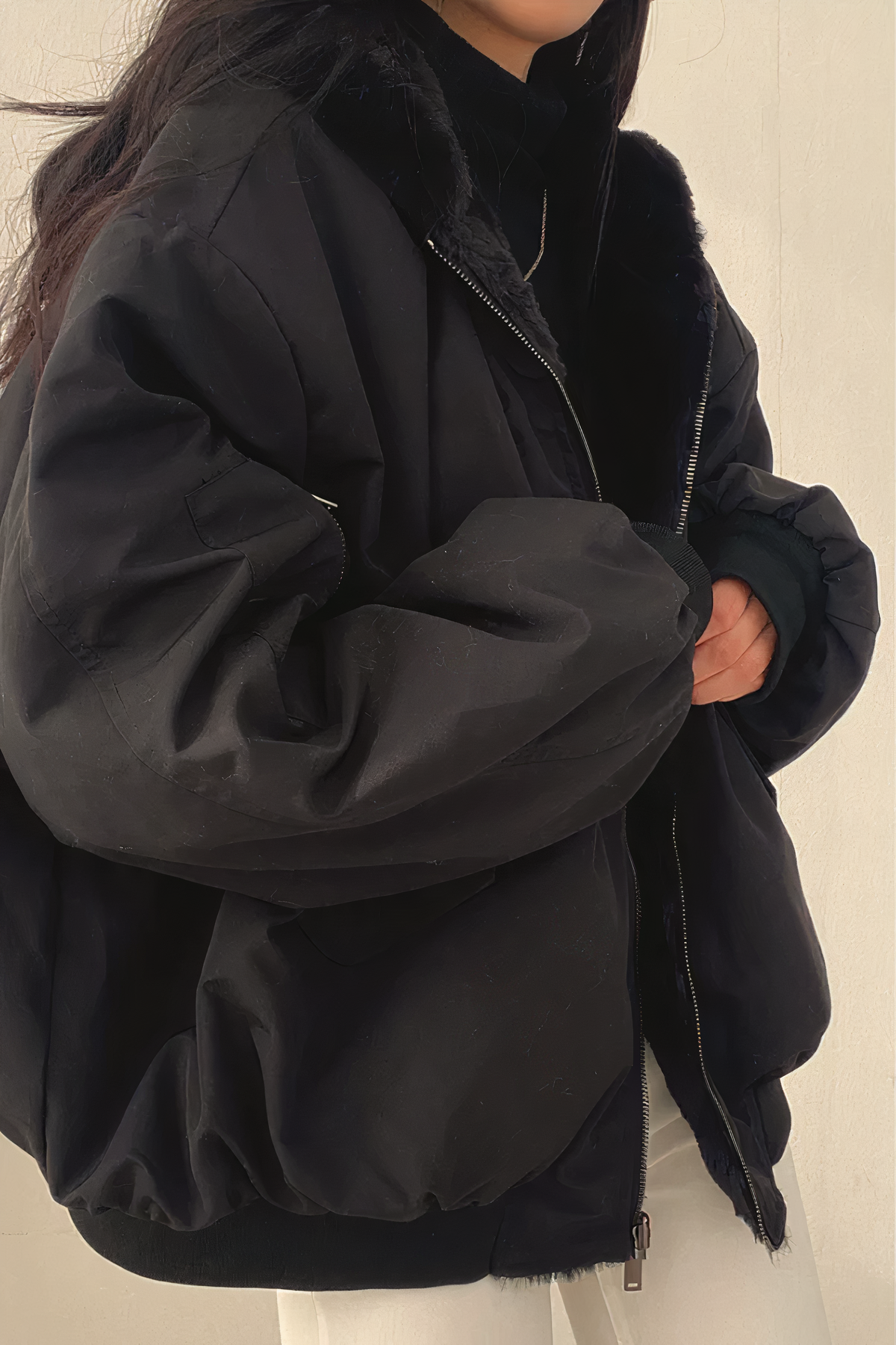ModeGeist | Wintermantel für Frauen mit Kapuze Warm