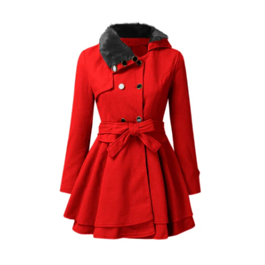 ModeGeist | Stilvoller Trenchcoat mit Gürtel für Damen Modernes Flair