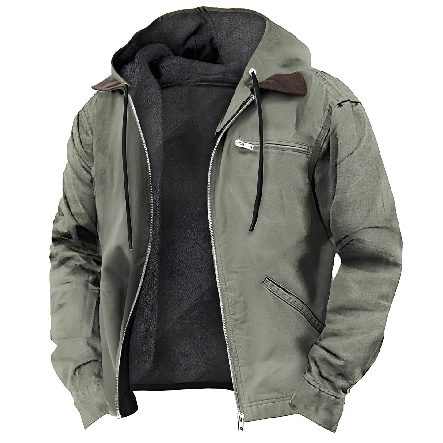 ModeGeist | Freizeitjacke mit Kapuze für Männer