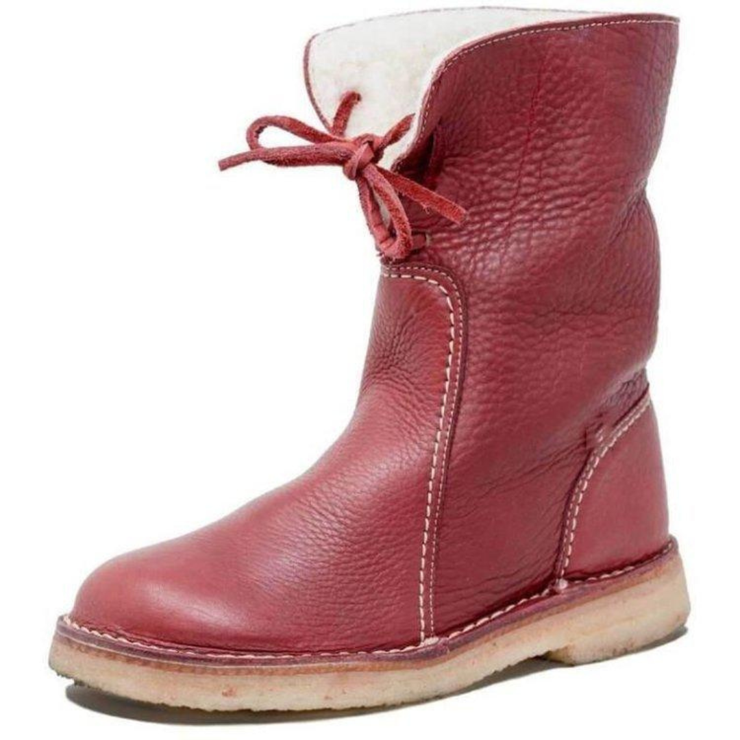 MODEGEIST Damen Winterstiefel Wasserdicht Isolierend Schwarz