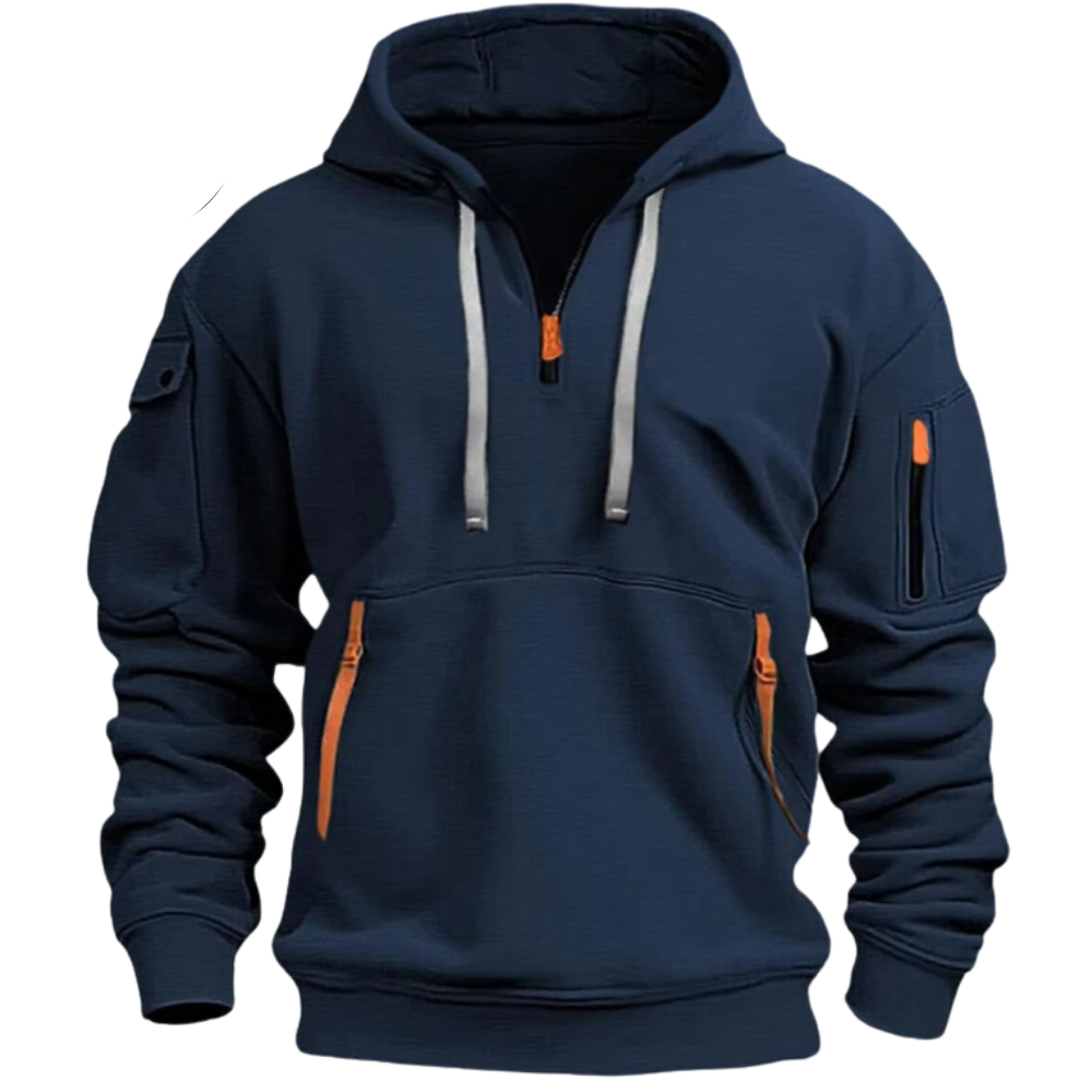 ModeGeist | Kapuzenshirt mit Reißverschlüssen Weich und Praktisch Perfekt für Outdoor-aktivitäten