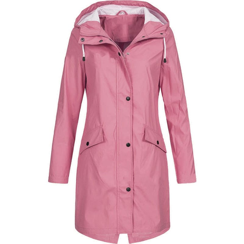 ModeGeist | Wasserdichte Damen Regenjacke Mit Kapuze