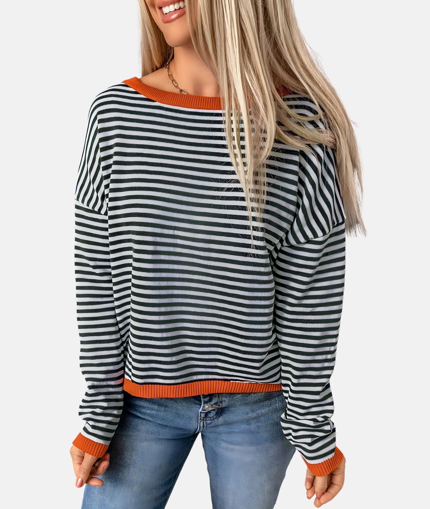 ModeGeist | Gestreifter Pullover