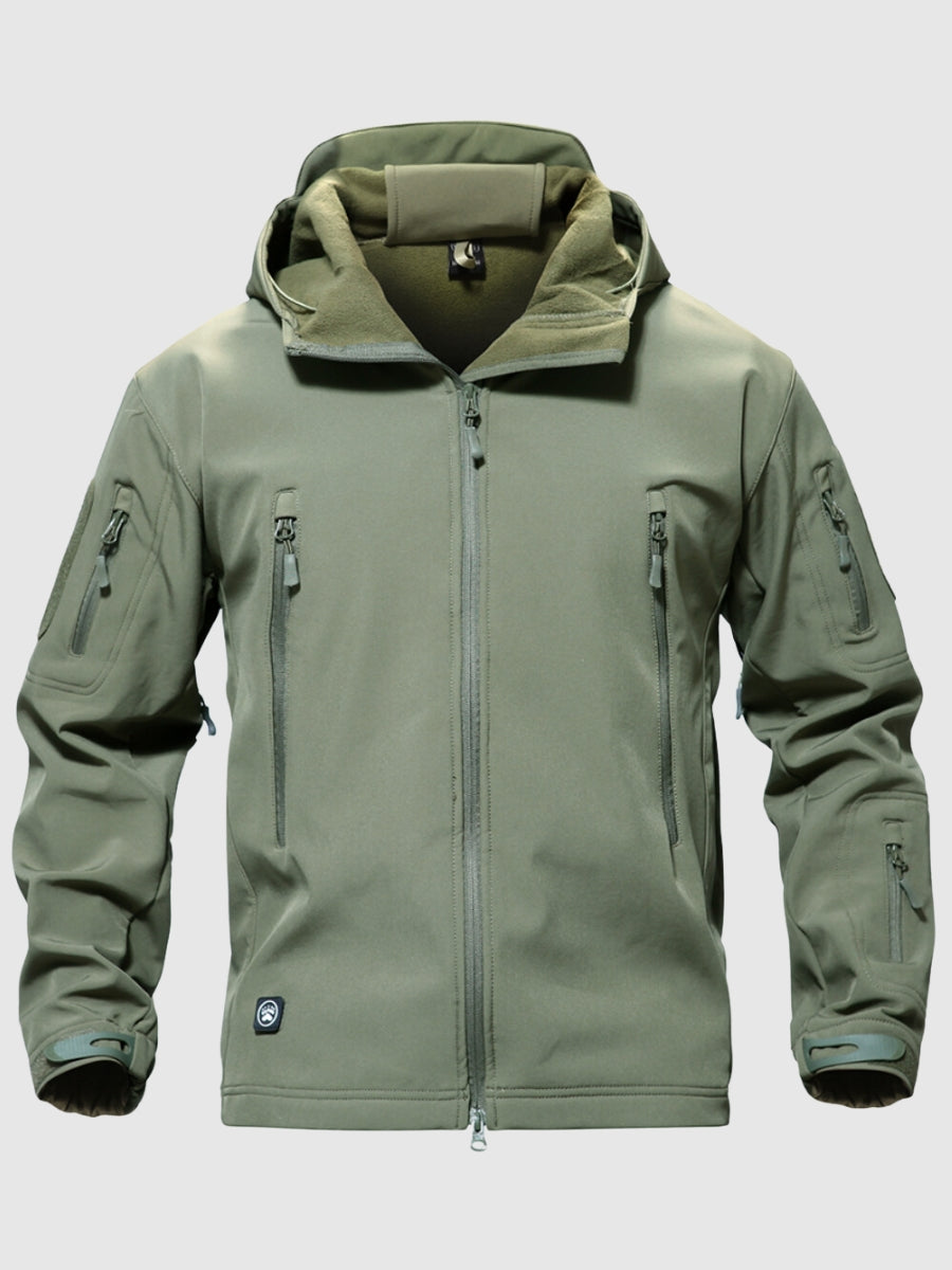 ModeGeist | Wasserabweisende Jacke Polyester Praktisch und Funktional