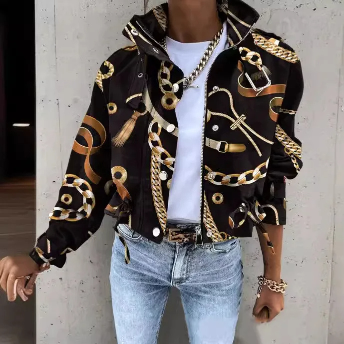 ModeGeist | Moderne Damen-Jacke mit Kordelzug