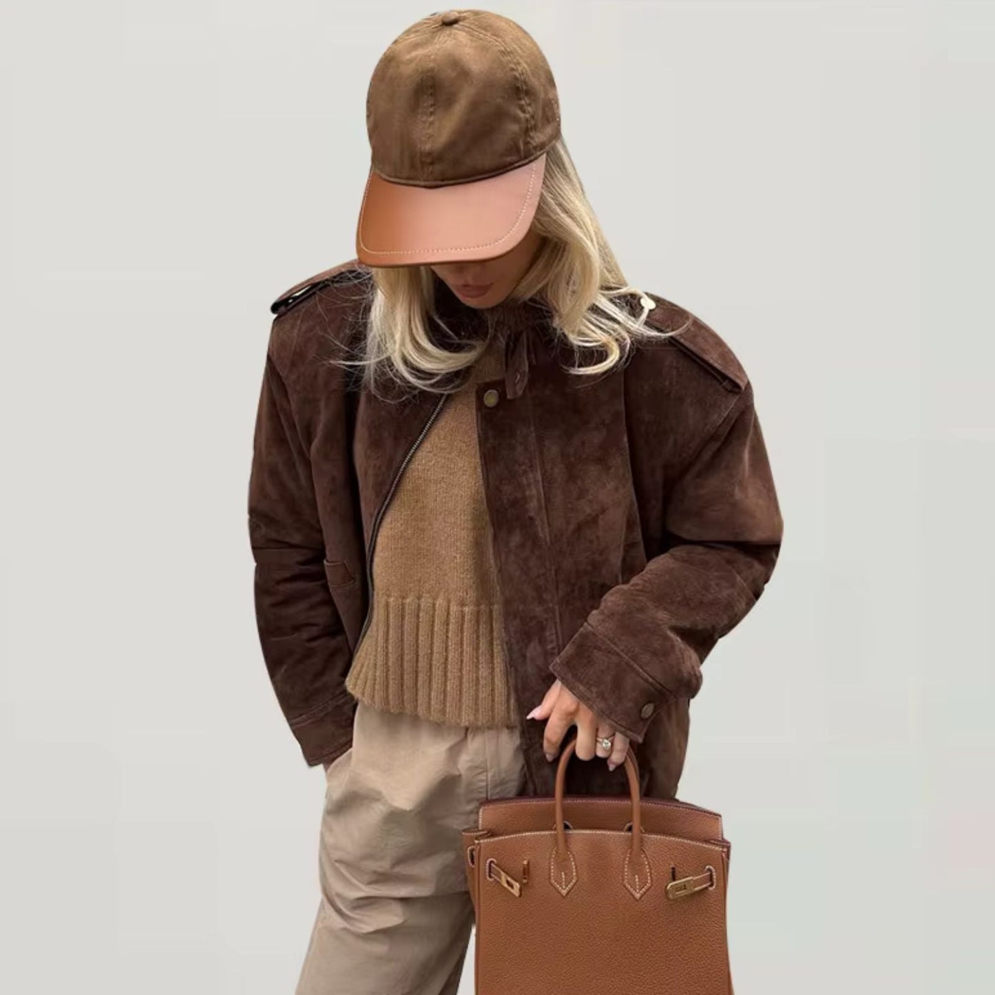 ModeGeist | Übergrößen Wildlederjacke