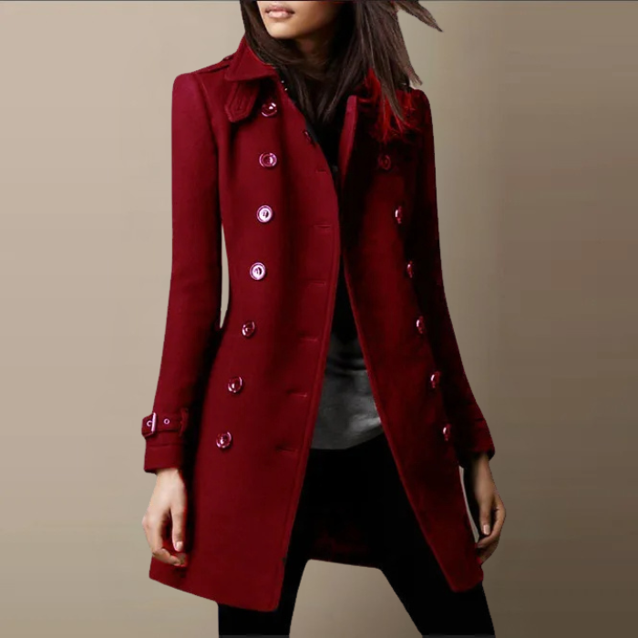ModeGeist | Doppelreihiger Damen-Trenchcoat