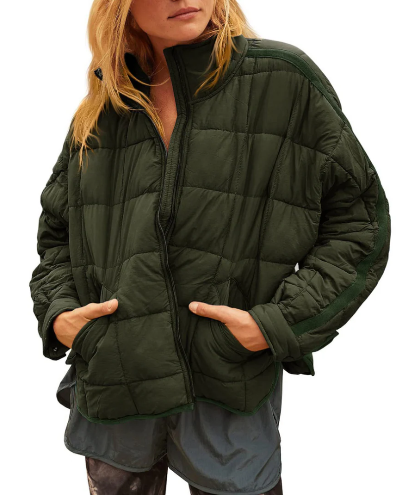 ModeGeist | Leichtgewicht Kompakt Reißverschluss Pufferjacke