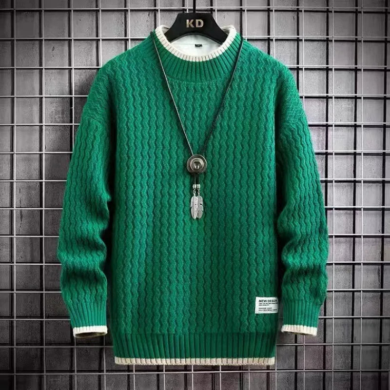 ModeGeist | Weicher Strickpullover für Männer