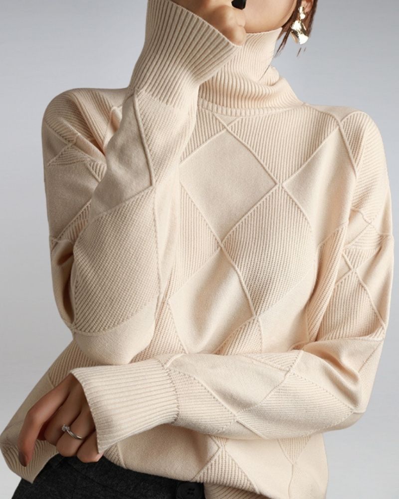 ModeGeist | Schicker Rollkragenpullover