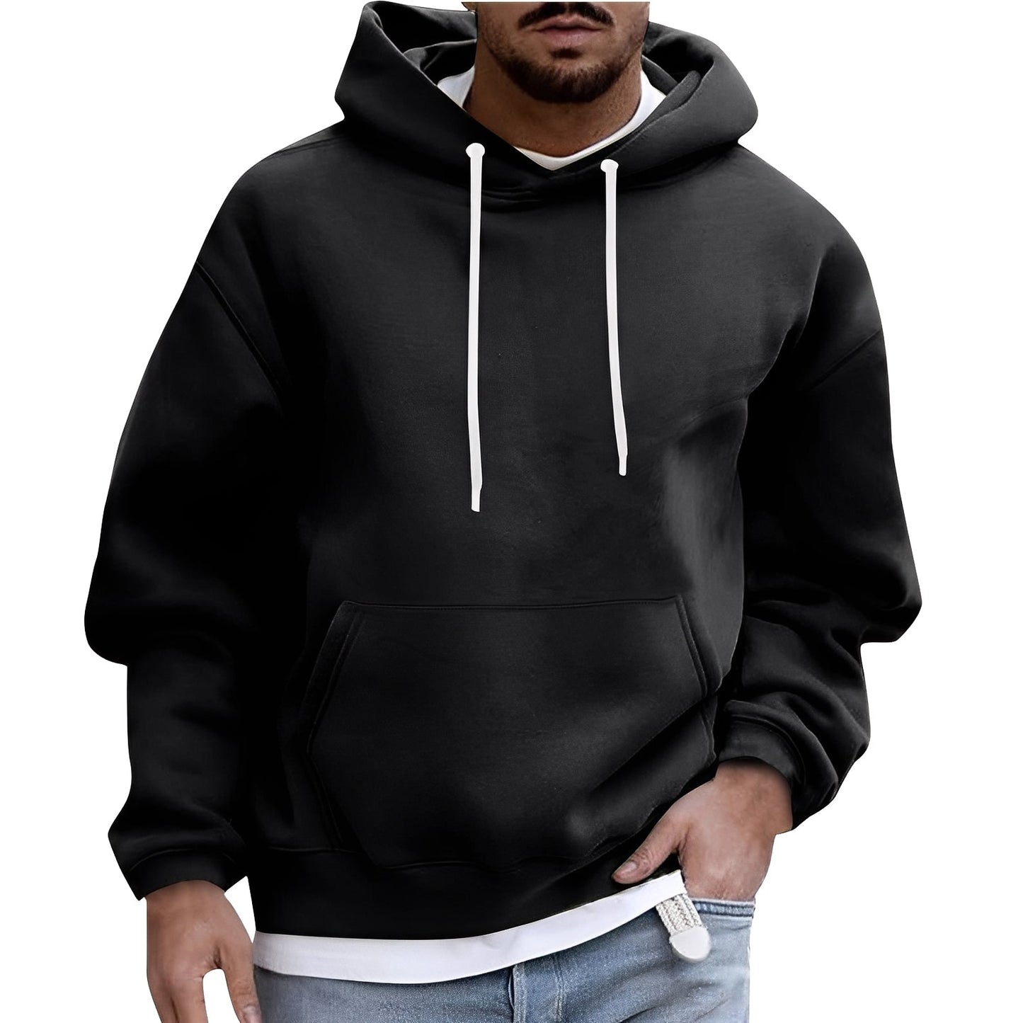 ModeGeist | Lässiger Hoodie mit Tasche für Männer