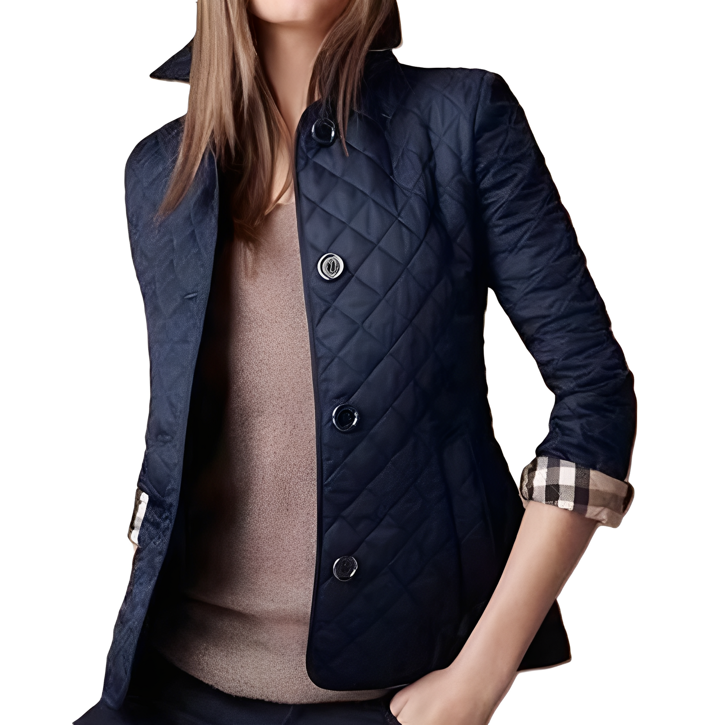 ModeGeist | Warme, taillierte Jacke für Frauen