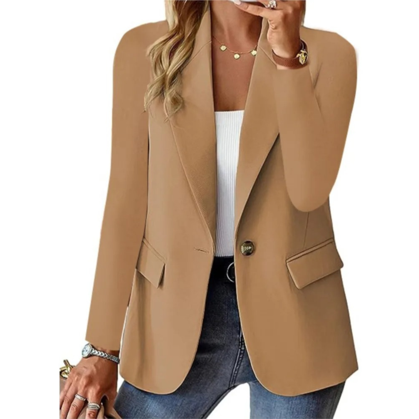 ModeGeist | Blazer Lange für Frauen Chic