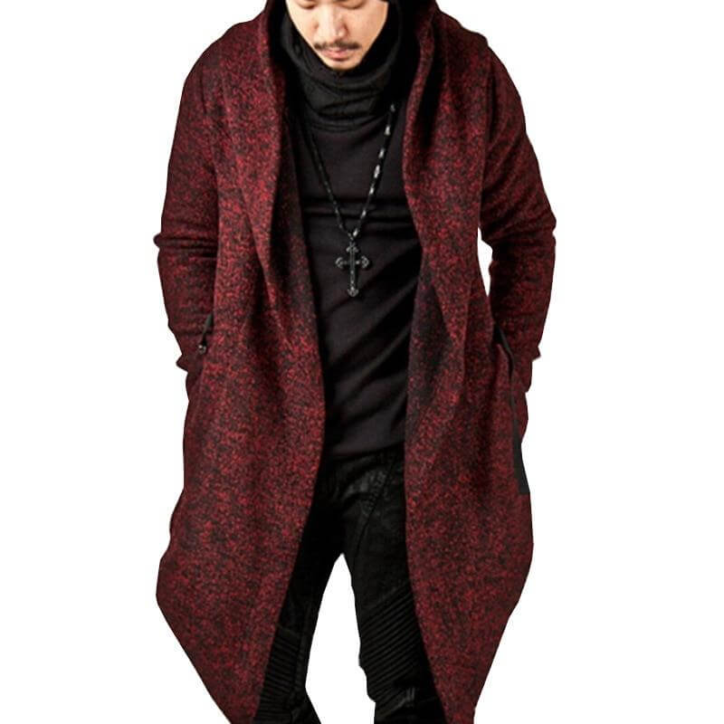 ModeGeist | Herren Kapuzenjacke mit unregelmäßigem Saum