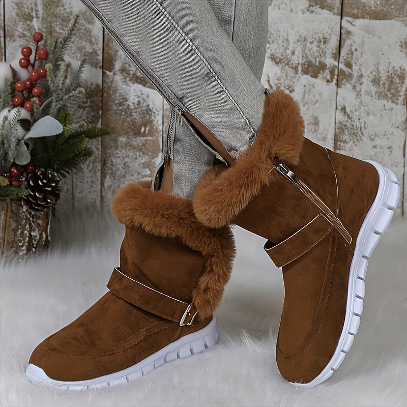 ModeGeist | Stiefelette mit Kuscheligem Futter für Frauen