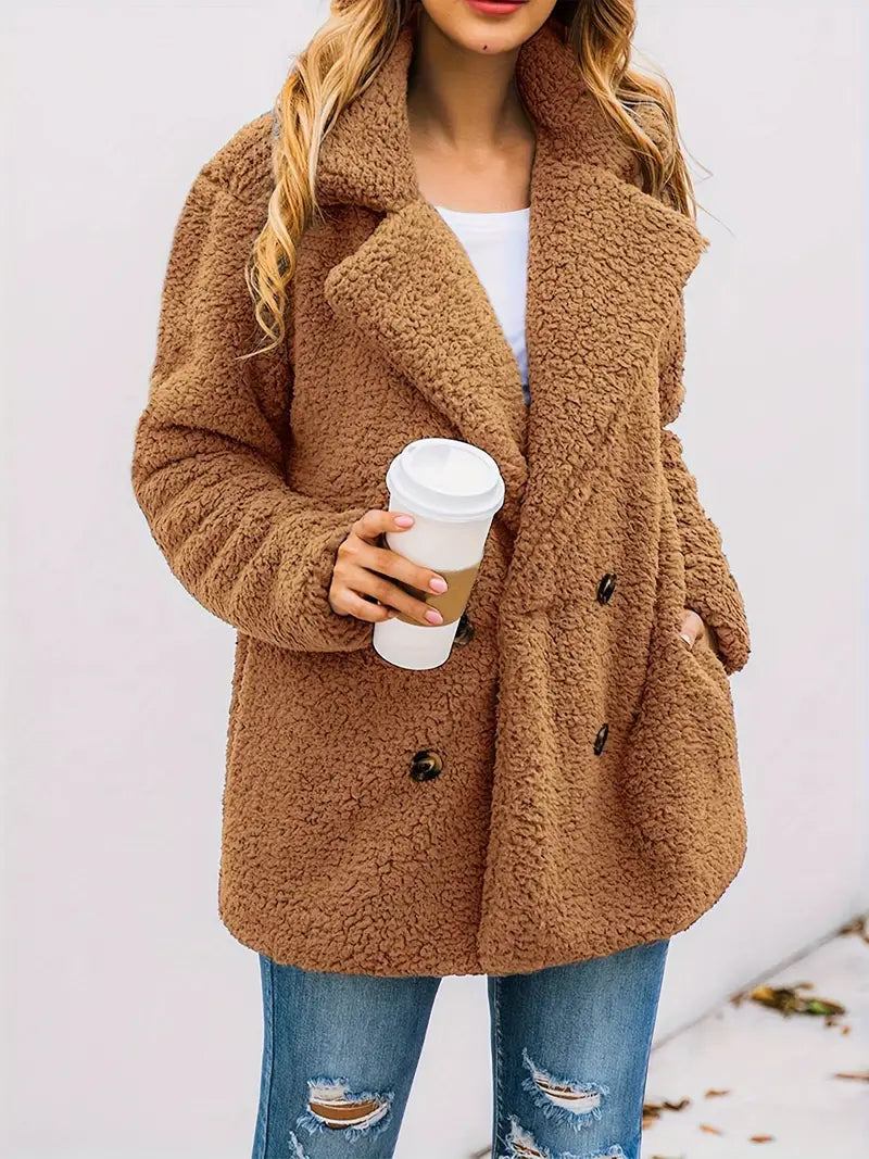 Luxuriöse Teddyjacke von Rudi für den Winter
