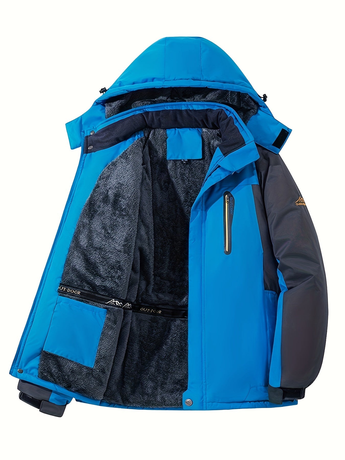 Herren Winterjacke: Warm, wasserdicht, mit Kapuze