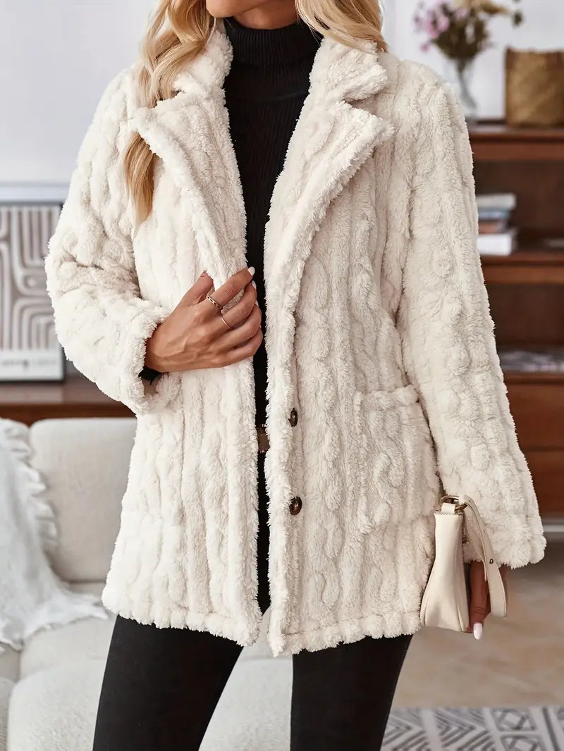 ModeGeist | Weiche Bequeme Damenjacke mit Langen Ärmeln