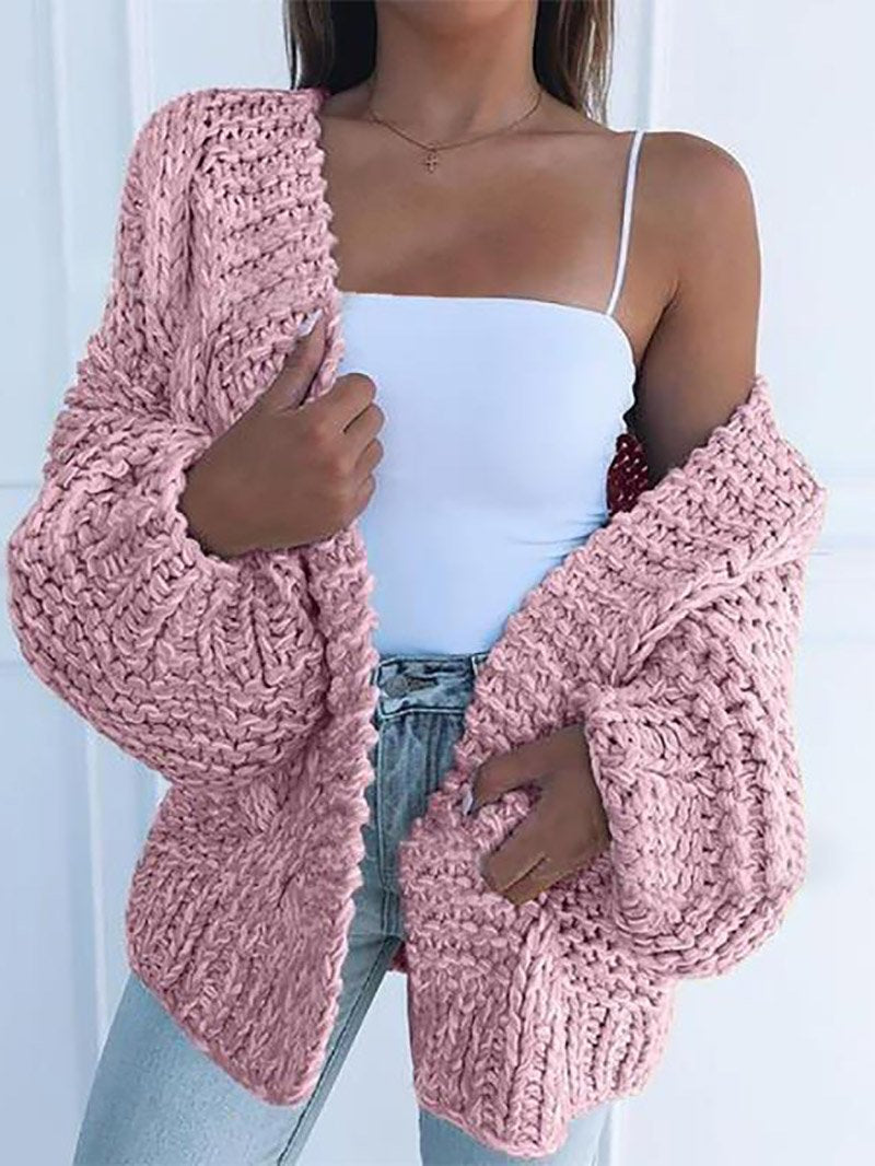 ModeGeist | Chunky Strickcardigan Weich und Warm Trendiger Komfort