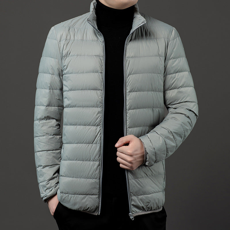 ModeGeist | Gep pufftes leichtgewicht Herrenjacke mit Reißverschluss
