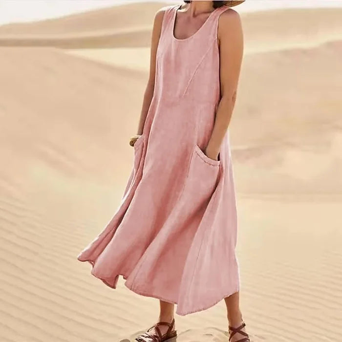 MODEGEIST Damen Alltagskleid Klassisches Design Vielseitiger Stil