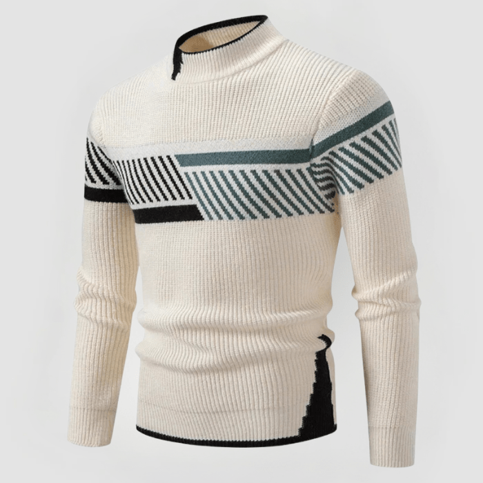 MAIK - Enganliegender Strickpullover