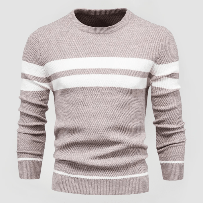 SALVATORE –  Enganliegender Strickpullover