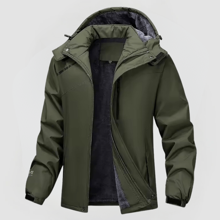 Wasserdichte Jacke Steffen mit Fleecefutter