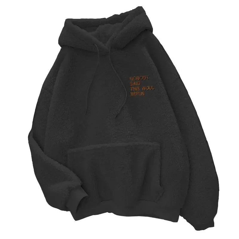 Fleece Kapuzenpullover von Fudus, dick