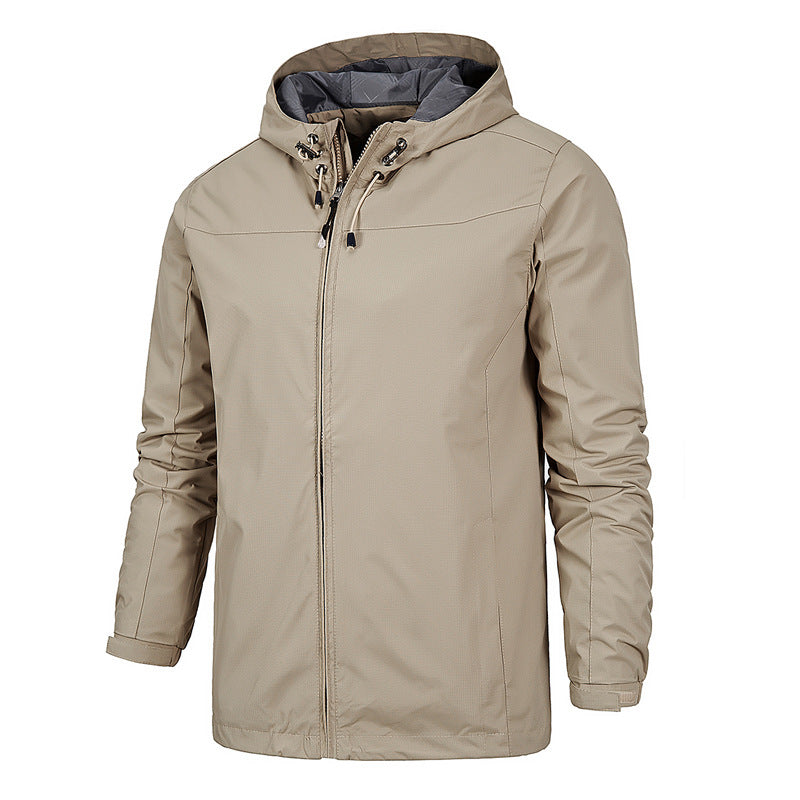 ModeGeist | Wasser- und winddichte Jacke mit Kapuze