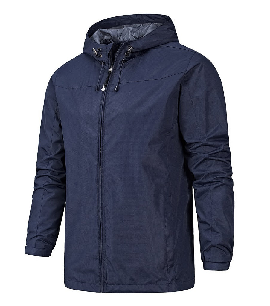 ModeGeist | Wasser- und winddichte Jacke mit Kapuze