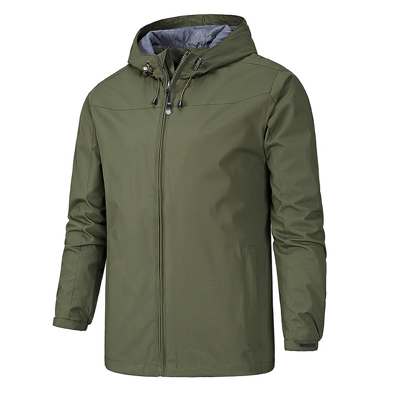 ModeGeist | Wasser- und winddichte Jacke mit Kapuze
