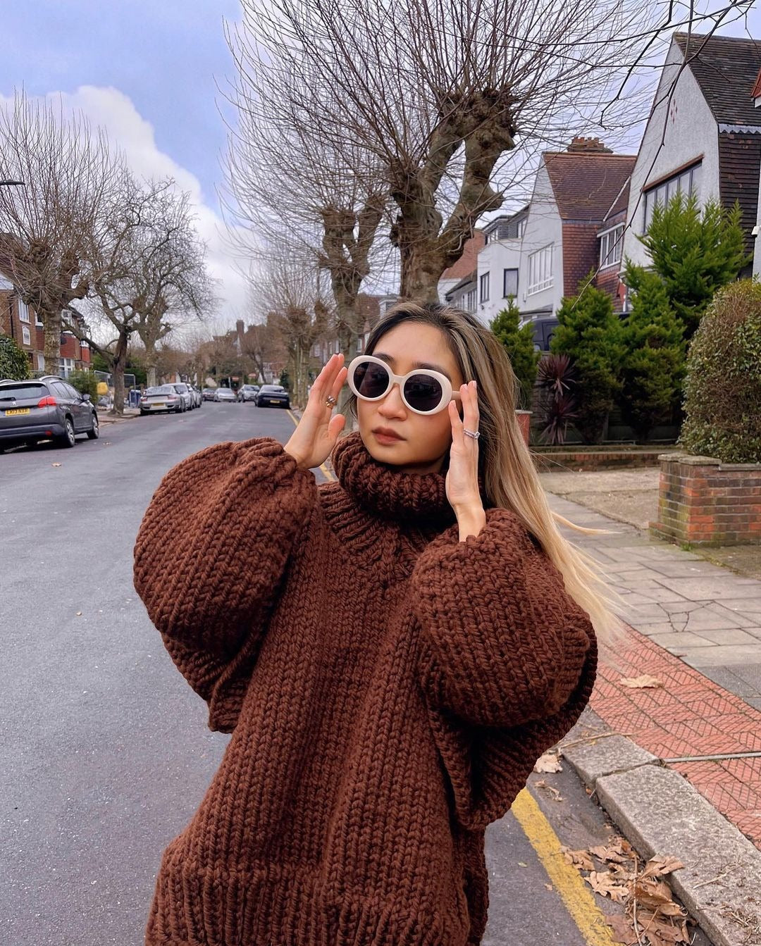 ModeGeist | Strick Oversize Rollkragenpullover für Damen