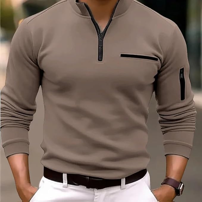 ROBIN Long-Sleeve Polo Shirt