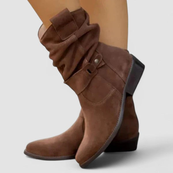 MODEGEIST Damen Orthopädische Stiefel Stützend Komfort Schwarz
