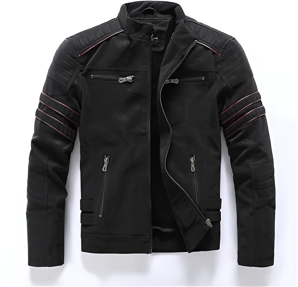 Gepolsterte Bikerjacke für Herren