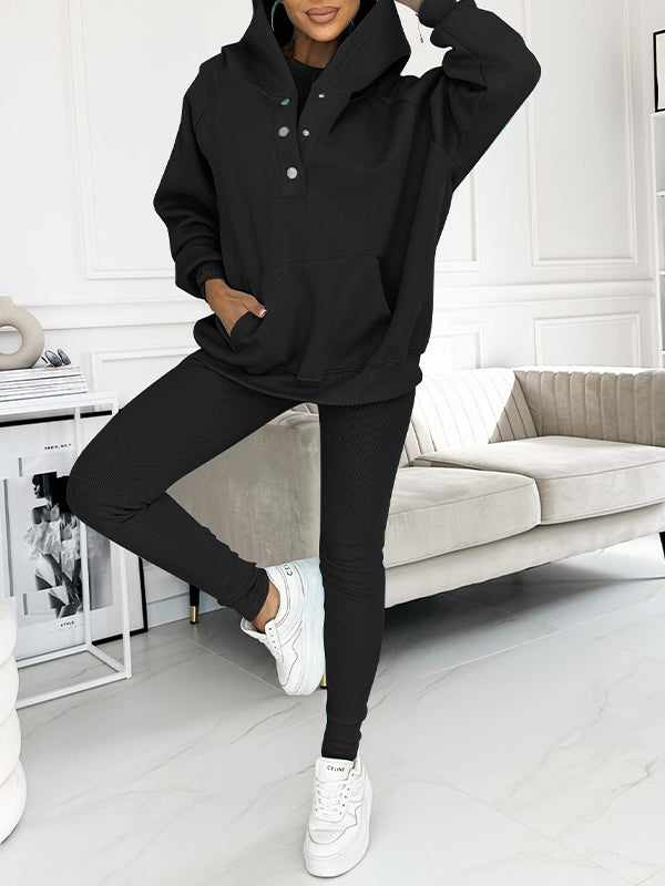 Bequemer und lässiger Sweatshirt-Set von Fudus