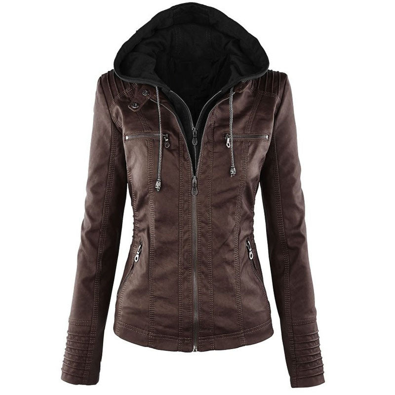 Hochwertige Lederjacke mit Revers von Kovath