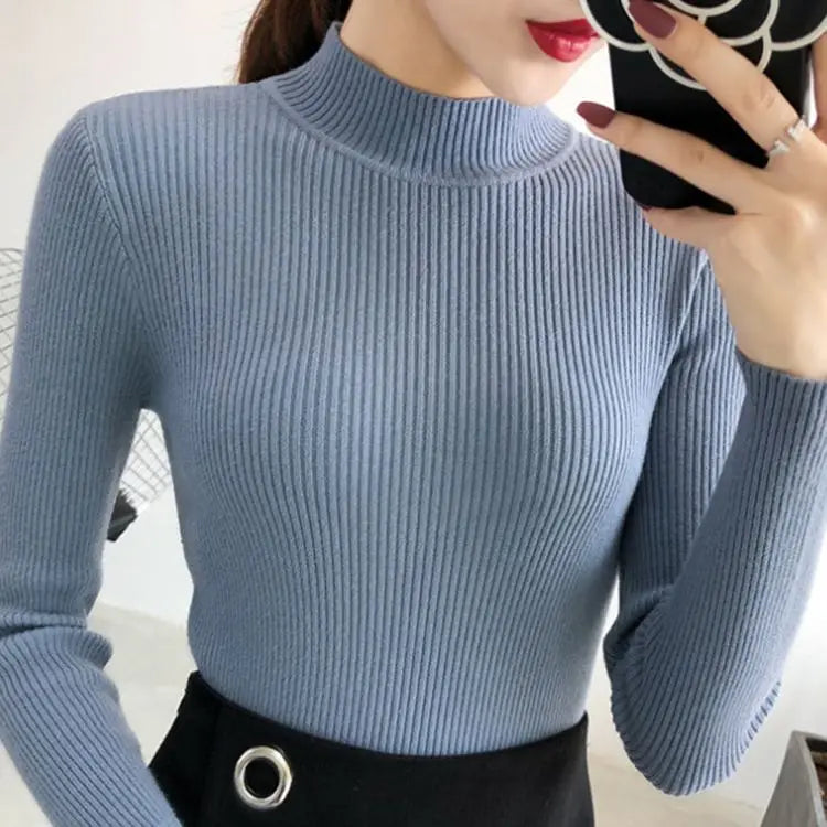 ModeGeist | gerippter Wollpullover für Damen