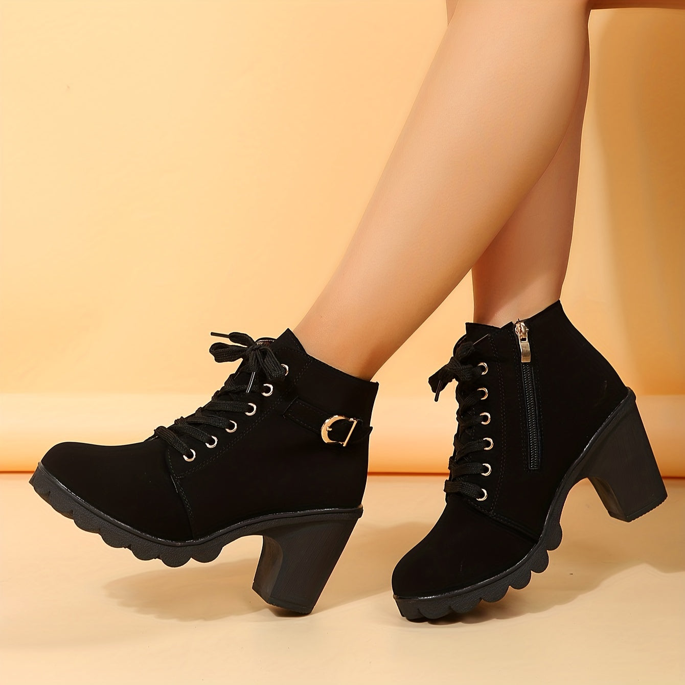 Aria Stiefeletten mit hohen Absätzen