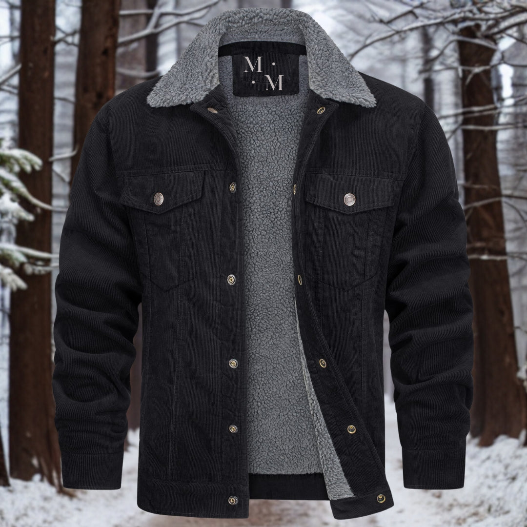 Hochwertige, warme Cordjacke von Heinrich