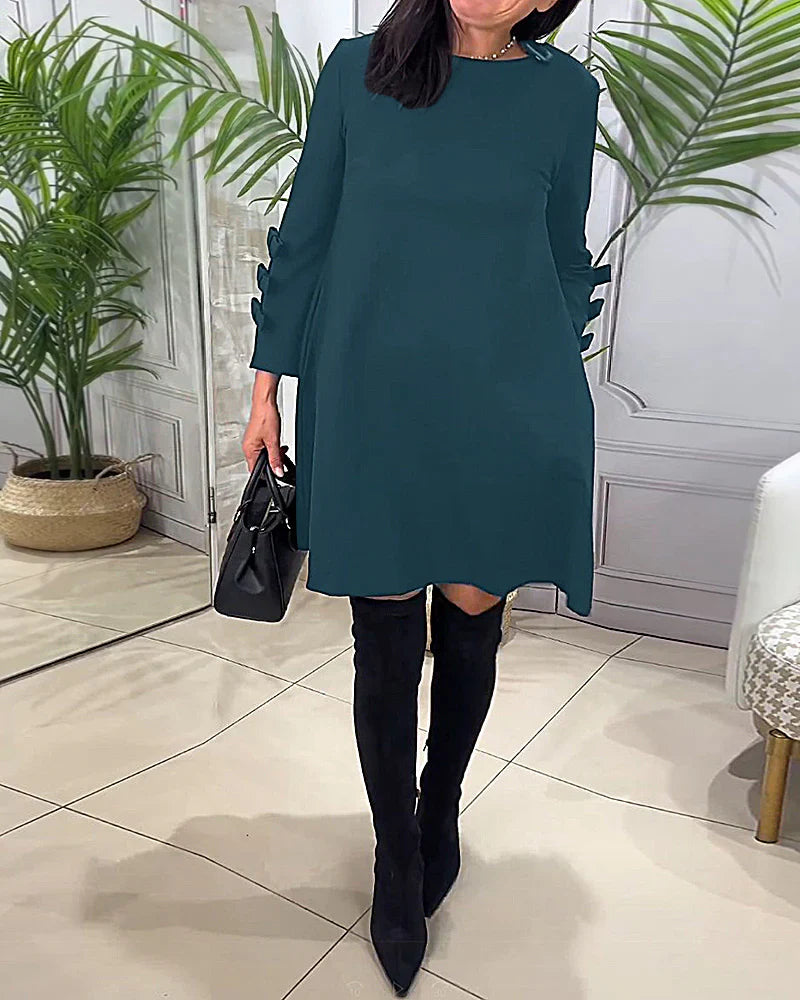 ModeGeist | Elegantes Langarmkleid